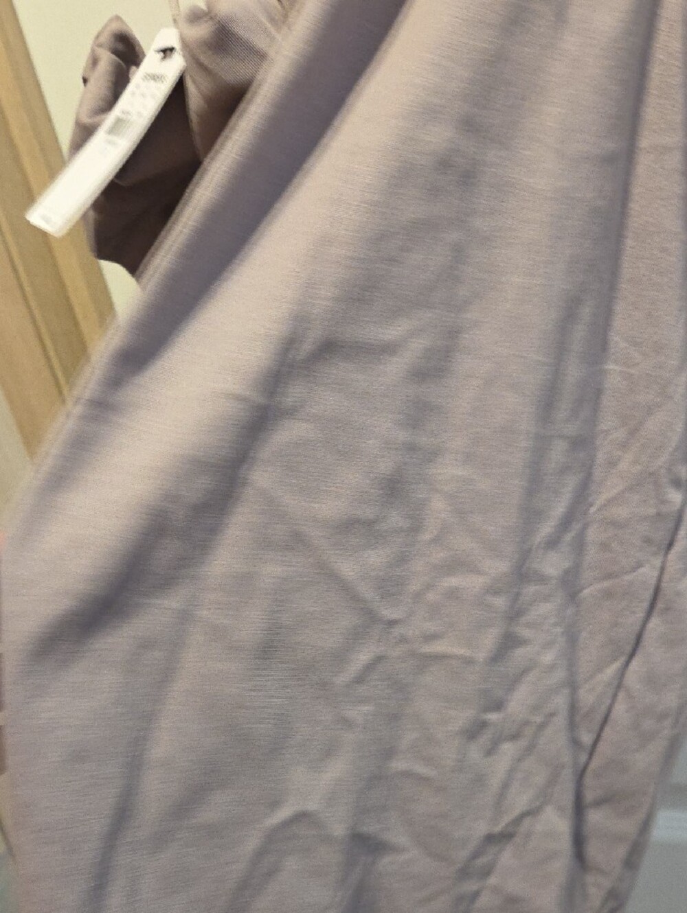 Express One-Shoulder Ruffle Top in Taupe - Picture 5 of 5